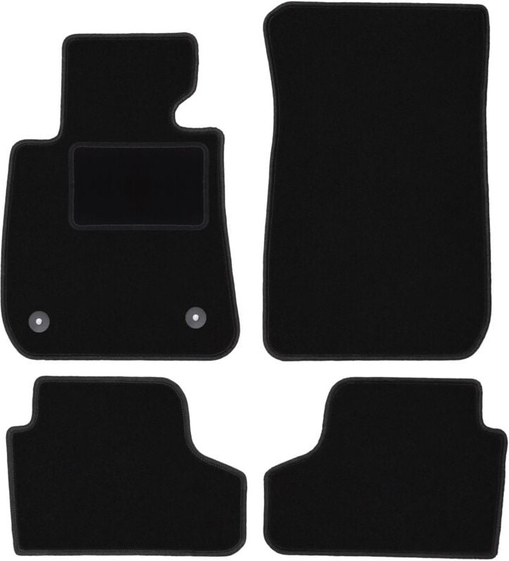 Schwarze Veloursmatten für: BMW 3 E93 Cabrio (2004-2011)