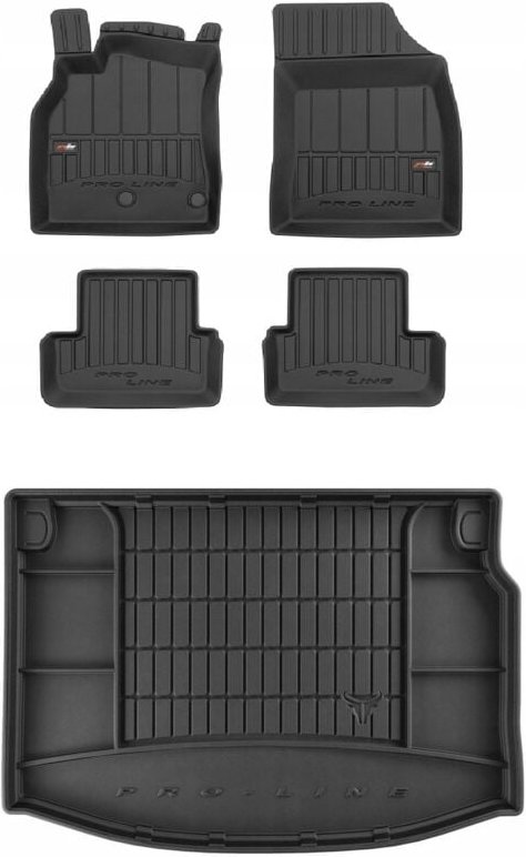SET 3D-Gummimatten Renault Megane 3 HB 2008-2015