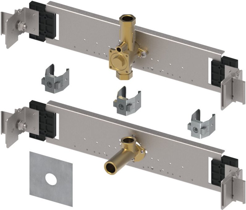 Tece - profil Anschlusseinheit, für Urinal, mit Spülergehäuse