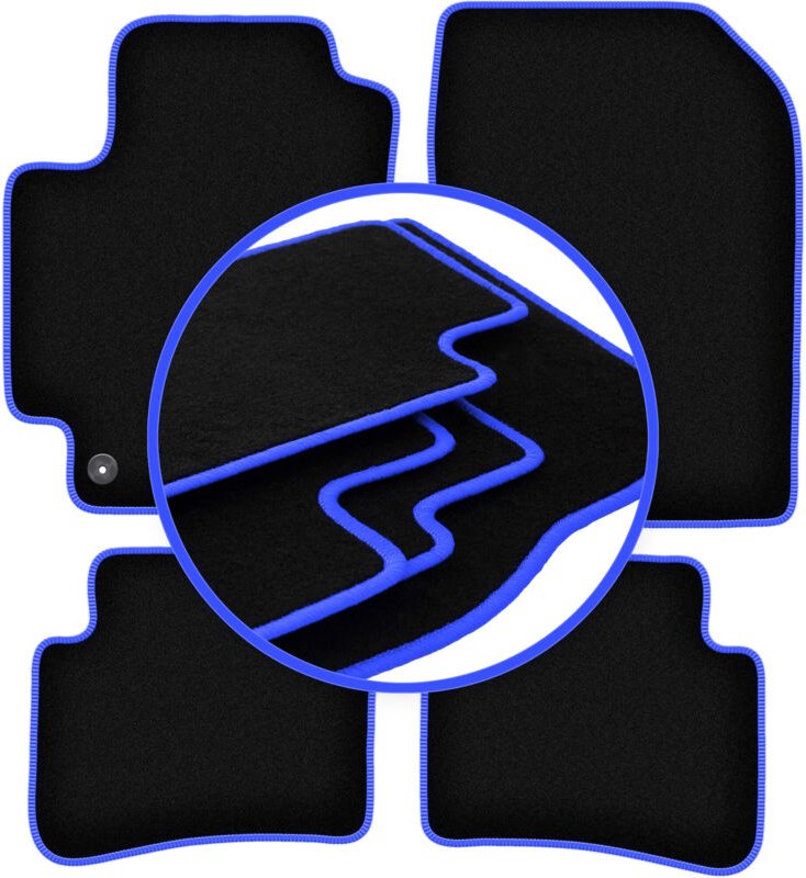 CARLUX-BLUE Autofußmatten für: Kia Stonic Crossover (2017-)