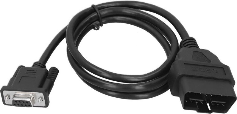 Jeffergarden - 16Pin OBD2 zu RS232 DB9 Auto Diagnose Interface Adapter Verlängerung Kabel Stecker