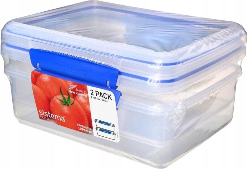 Sistema Klip It Lebensmittelbehälter 2er-Pack 2 Liter