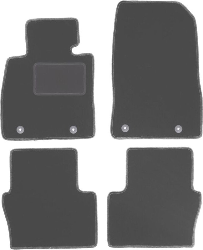 Graphit-Fußmatten für: Mazda 2 IV Fließheck (2014-)