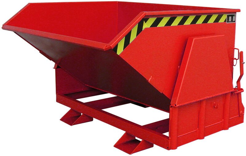 Bauer Kippbehälter BK 80, lackiert, Feuerrot