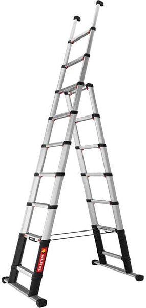 Teleskop-Stehleiter - maximale Arbeitshöhe 3.80m - TEL-72430