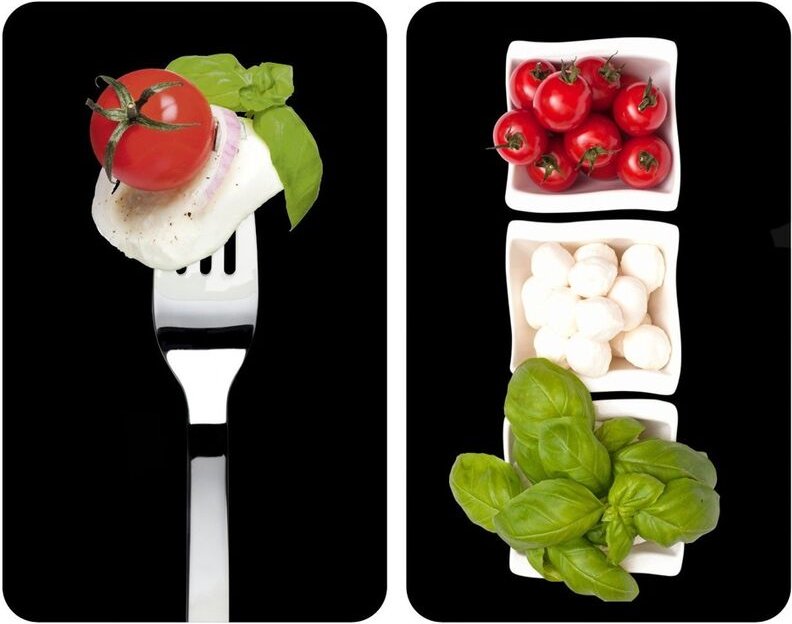 Glasabdeckplatten Universal Caprese 2-er Set - Wenko