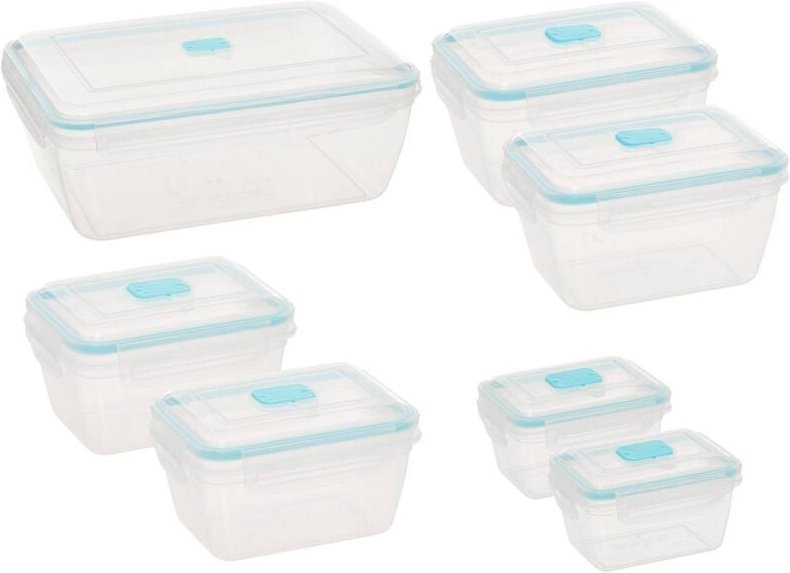 Set aus 7 aufbewahrungsdosen aus kunststoff - 5five