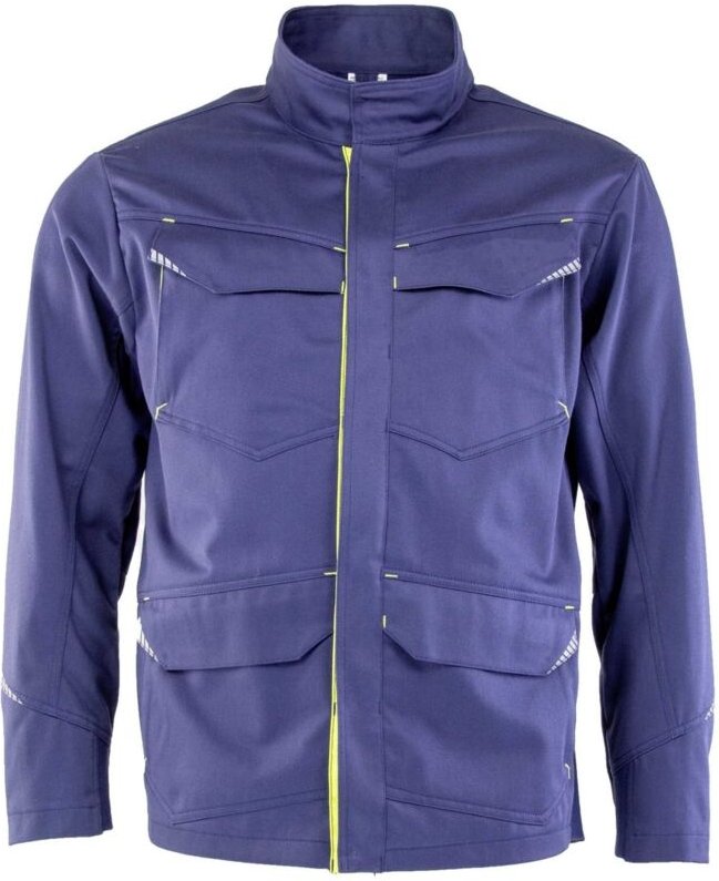 Thumbnail - Multinorm Jacke 1525JA dunkelblau/gelb Gr. 50/52 - Asatex