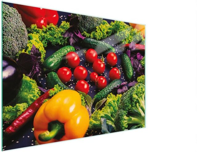 Glasschneidebrett 30x22 Gemüse