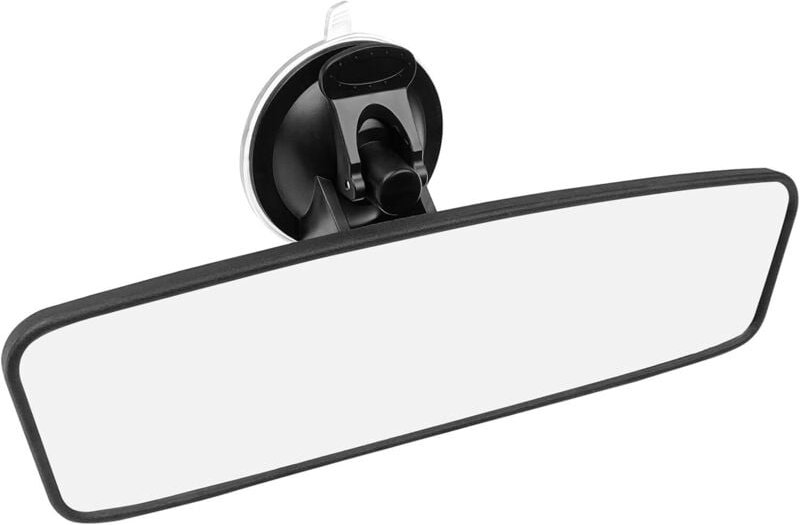 Thumbnail - Auto Innenrückspiegel 24,5 x 7 cm, Verstellbarer Weitwinkel Auto Rückspiegel mit Saugnäpfen, Universal 270° Drehbarer Au...