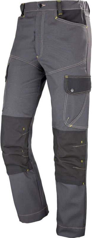 Thumbnail - Arbeits-Hose CRAFT WORKER Grau Anthrazit/Schwarz 2XL - FR(56-58)