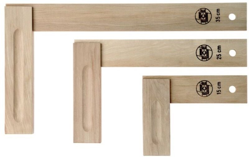 ECE - Schreinerwinkel 227 Schenkellänge 150 mm ohne Gehrung Kurzer Schenkel 110 mm