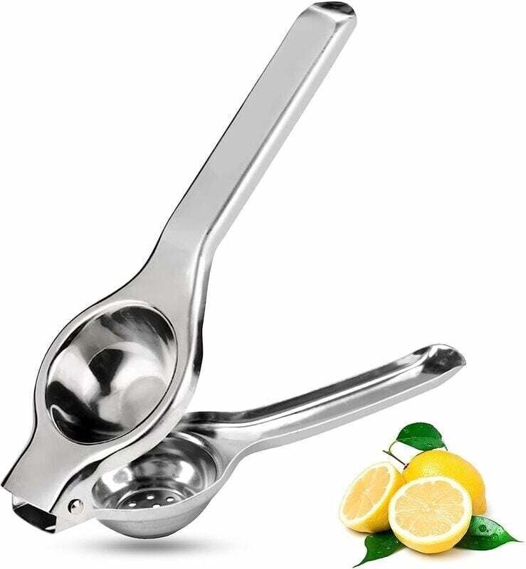 Zitruspresse aus Edelstahl, einfach zu bedienende Zitruspresse, robust und korrosionsbeständig