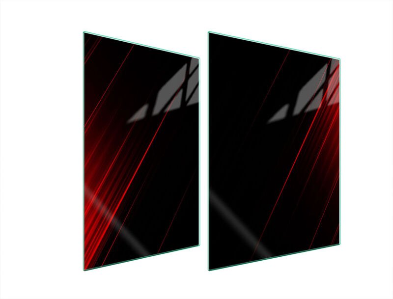 GLASSCHUTZPLATTE FÜR HERD 70x52 SCHWARZ