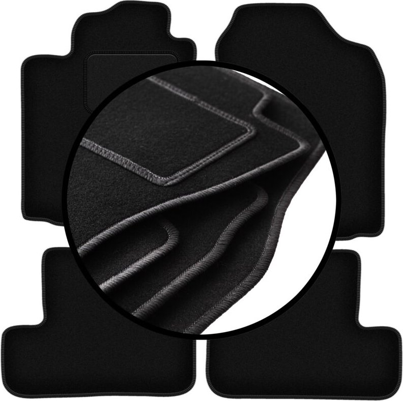 Veloursmatten-Satz für: Toyota Corolla Verso I Minivan (2001-2004)
