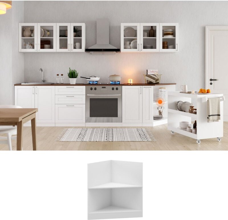 H – Eckunterschrank offen