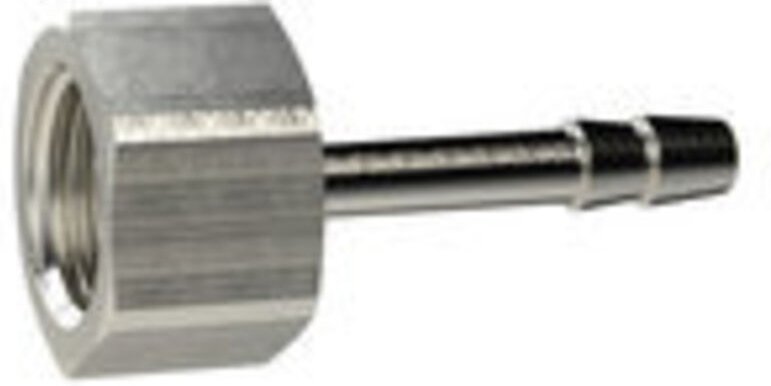 Aufschraubschlauchtülle, g 1/8 i., für Schl. lw 9, sw 14, ms vern. - Riegler