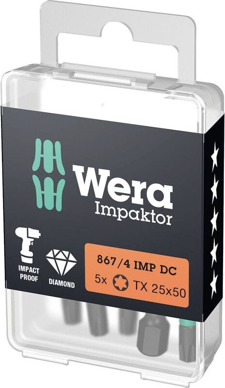 Wera 05057664001 Torx-Bit t 20 f 6.3 5 St.