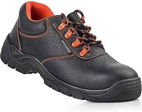 EDM - Sicherheitsschuhe schwarzes Leder s3 src Größe 43 Schwarzleder
