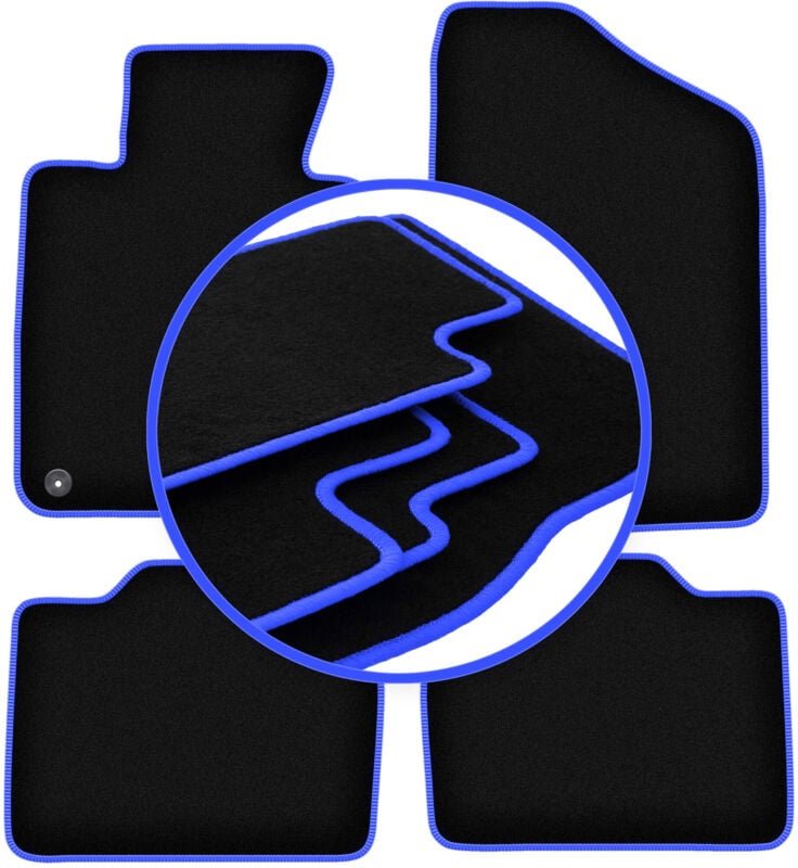 CARLUX-BLUE Autofußmatten für: Kia Optima III TF Limousine (2010-2015)