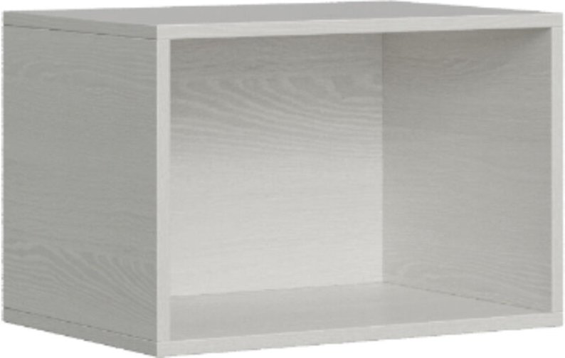 Offenes Wandelement L.60 H.40 T.39,2 / L.40 H.60 T.39,2 Esche weiß