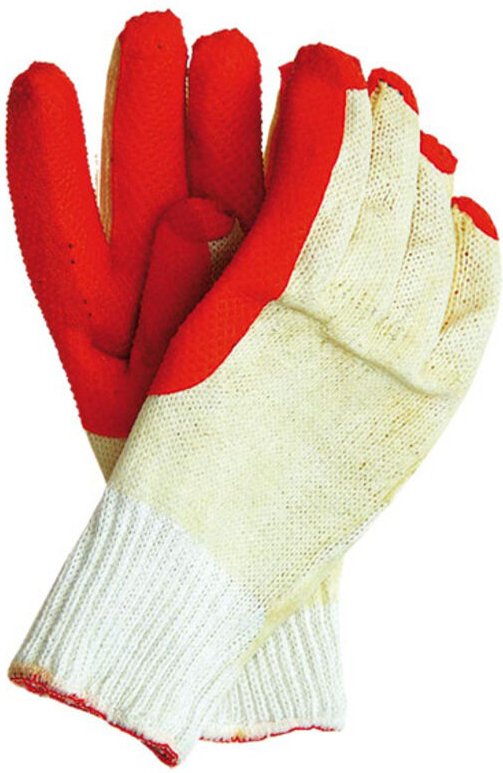 Recorex 412 Pp-006 10 Vulkanisierte Gummibeschichtete Handschuhe - Rek Rex 105
