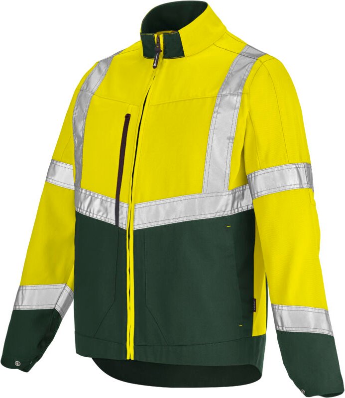 Lutea Pi Jacke Gelb Neon / Dunkelgrün 2xl