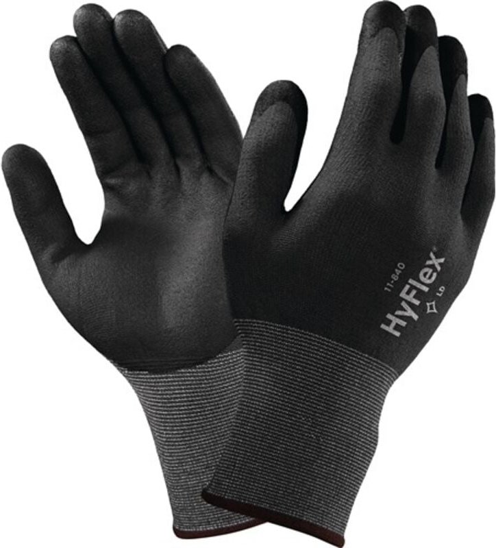 Handschuhe HyFlex 11-840 Gr.8 schwarz/grau Nylon-Spandex en 388 Kat.II