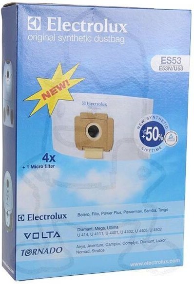 Electrolux - Ersatzteil - Set 4 Staubsaugerbeuteln + 1 Mikrofaser - - tornado, aeg, progress, kompatibel arc en ciel, al...