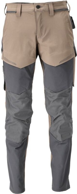 Mascot Hose mit Knietaschen 22379-311-5689 Gr. 90C49 dunkles sandbeige/anthrazitgrau