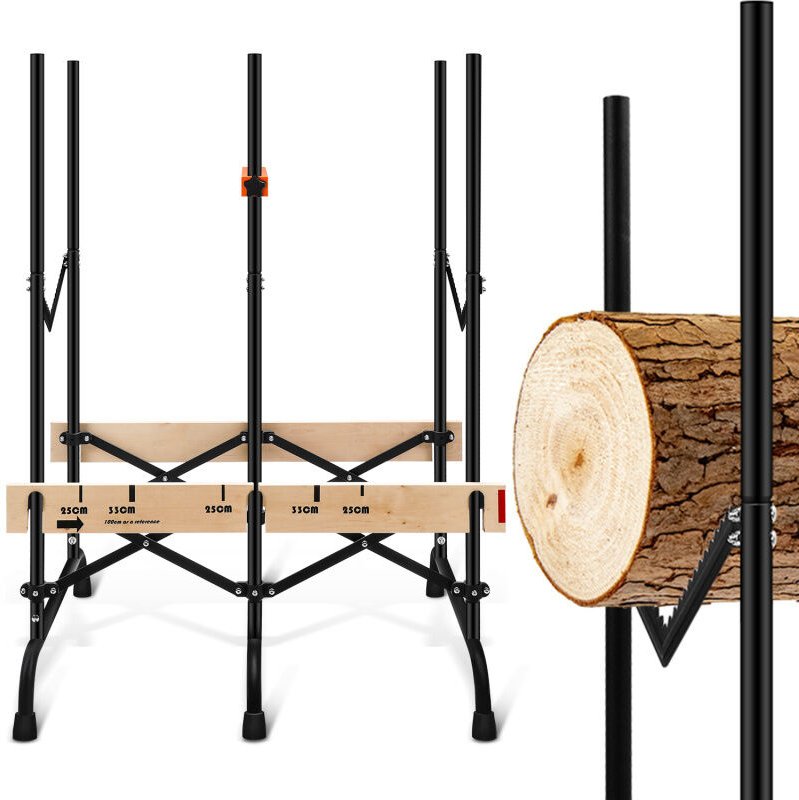 Swanew Sägebock von Brennholz stabil Motorsäge Säge Holzsägebock Sägegestell