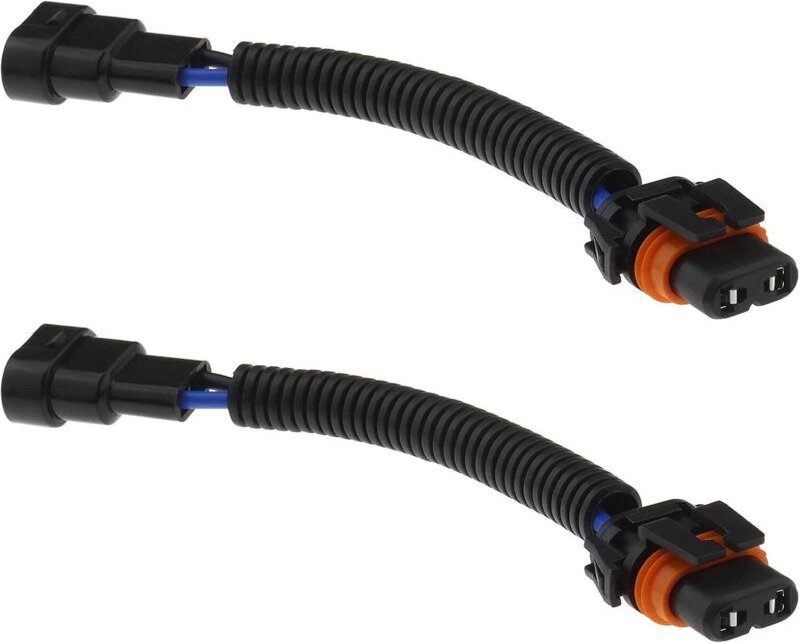 2 Stück H8 H11 auf HB4 Lampenanschlüsse, kompatibel mit E90 E91 Nebelscheinwerfer-Umrüstadapter, Kabelbaumsteckdosen, Pl...