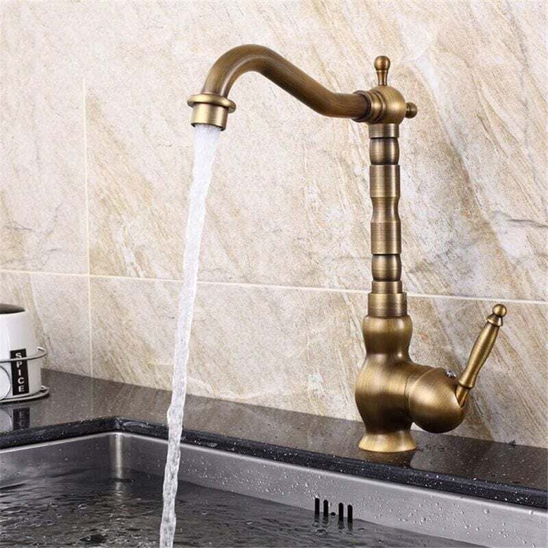 Rubinetti da cucina, rubinetti per lavello a cascata bianchi, miscelatori per lavello da bagno con montaggio a parete, r...