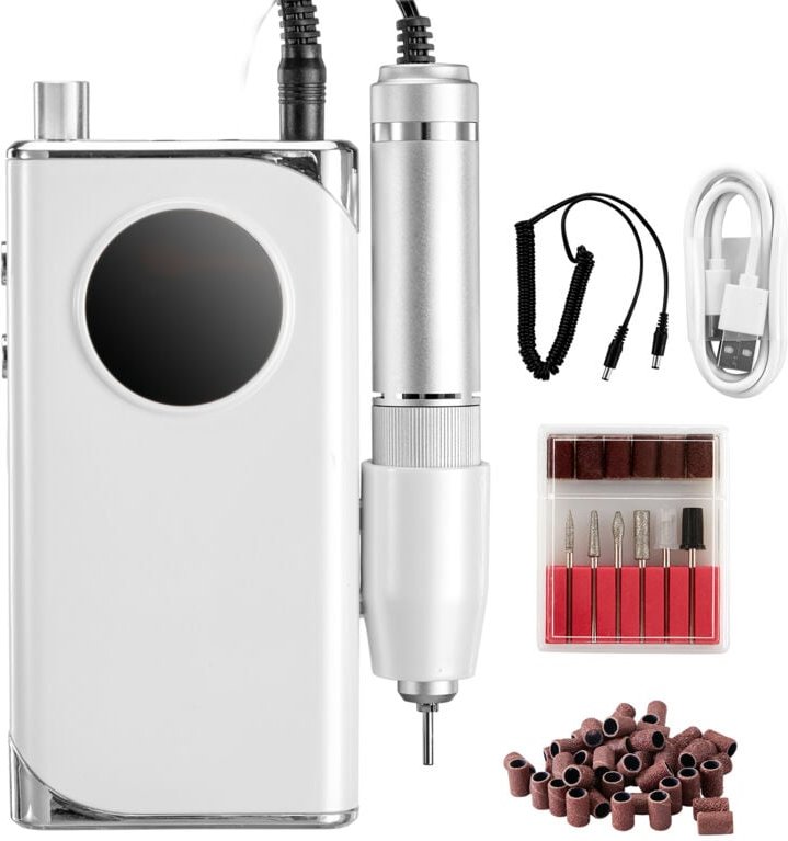 Elektrischer wiederaufladbarer Nagelbohrer, 40.000 U/min, kabellos für die Nagelpflege - Mophorn