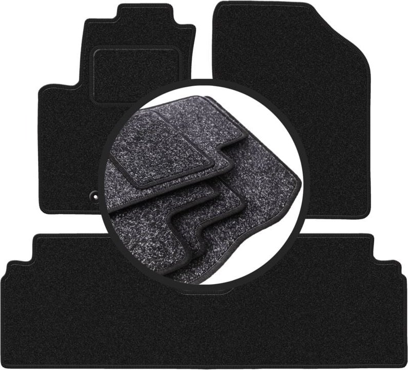 ANTHRA Autofußmatten für: Kia Venga Minivan (2009-2017)