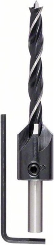 Holzspiralbohrer mit 90°-Senker, 7 mm, 16 mm - Bosch