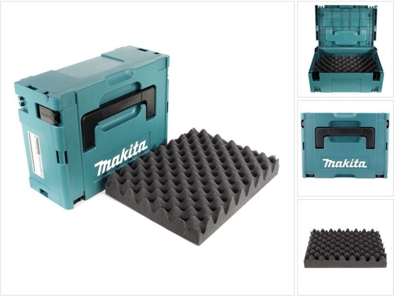 No Brand - Makita makpac 2 Systemkoffer - mit Universaleinlage für Makita 18 v Akku Geräte Schrauber Sägen Schleifer