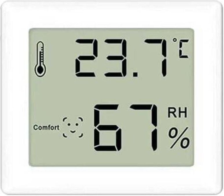 Haushalts-Raumthermometer, digitales Innen-Hygrometer-Thermometer, umweltfreundliches großes LCD-Display, geeignet für I...