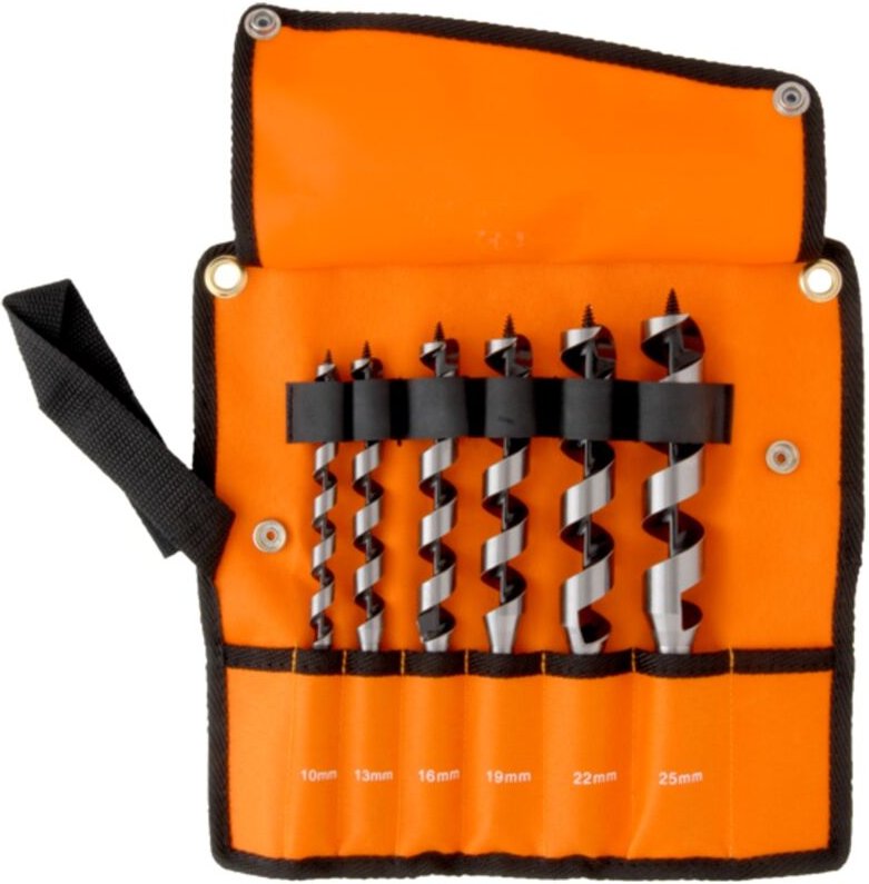 Satz Holzflachfräsbohrer - 6-tlg. - Bahco