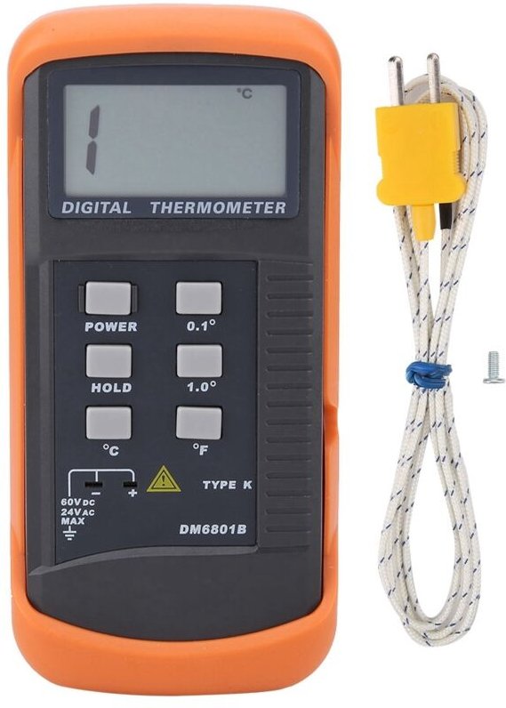 Einkanaliges K-Typ-Digital-Thermoelement-Sensor-Thermometer-Temperaturmessgert -50–1300 °c - Eosnow