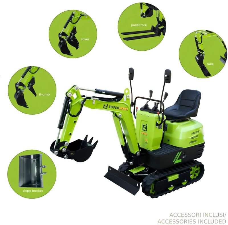 Zipper Mini-Bagger ZI-MBGS600 Bagger