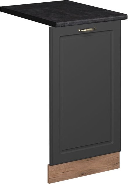 Geschirrspülblende Fame-Line, Anthrazit-Gold Landhaus, 45 cm , ap Anthrazit Vicco