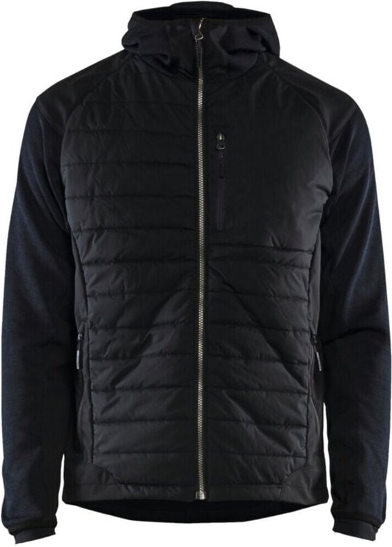 Blakläder Hybrid-Jacke, dunkel marineblau / schwarz, Unisex-Größe: m