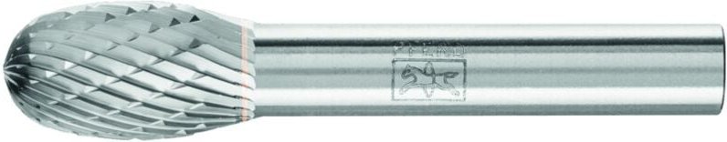 Hartmetall Frässtift Tropfen tre ø 12x20mm Schaft-Ø 8 mm Z3P universal mittel kreuzverzahnt - Pferd