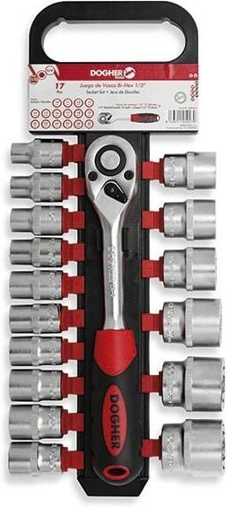 Set à 17 Stk. Bi-Innensechskant 1/2 Dogher 530-072