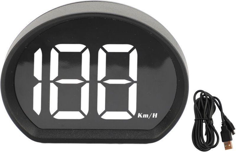 Jeffergarden - Auto hud -Tachometer Universal usb -Kabelplug und Spiel großer Schriftart led gps Digital für alle cars X...