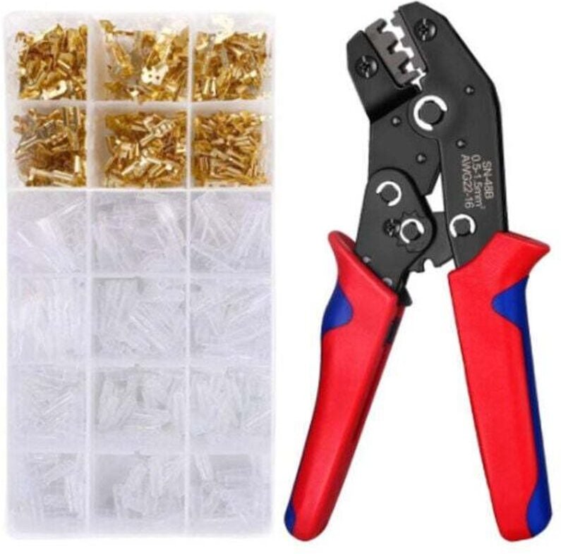 Crimpen Werkzeug Zange Terminal Ferrule Crimper Draht Hand Tool Set Terminals Clamp Kit