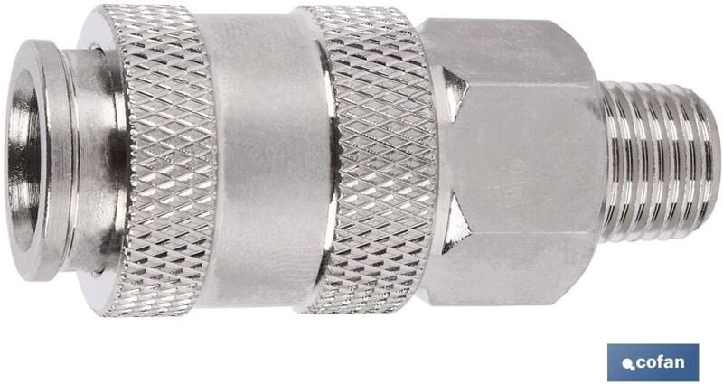 Universal-Schnellstecker männlich 1/2