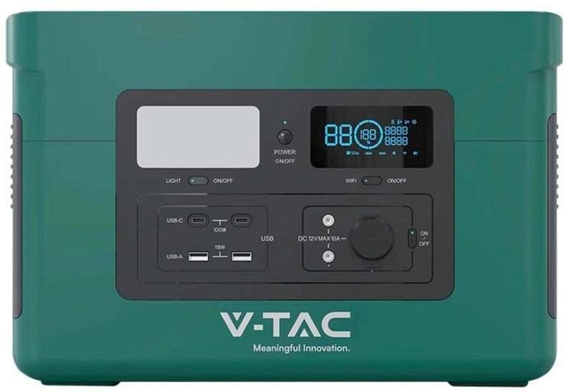 V-tac - Tragbares Kraftwerk - 1000W