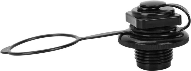Zoternen - 23,9 mm aufblasbares Fischerboot-Luftventil, schwarzer Kunststoff-Schlauchboot-Luftventil-Ersatz für Fischerb...